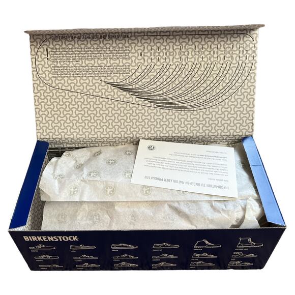 Birkenstock Two-Tone Burgundy and Beige Arizona Sandals - Picture 11 of 13